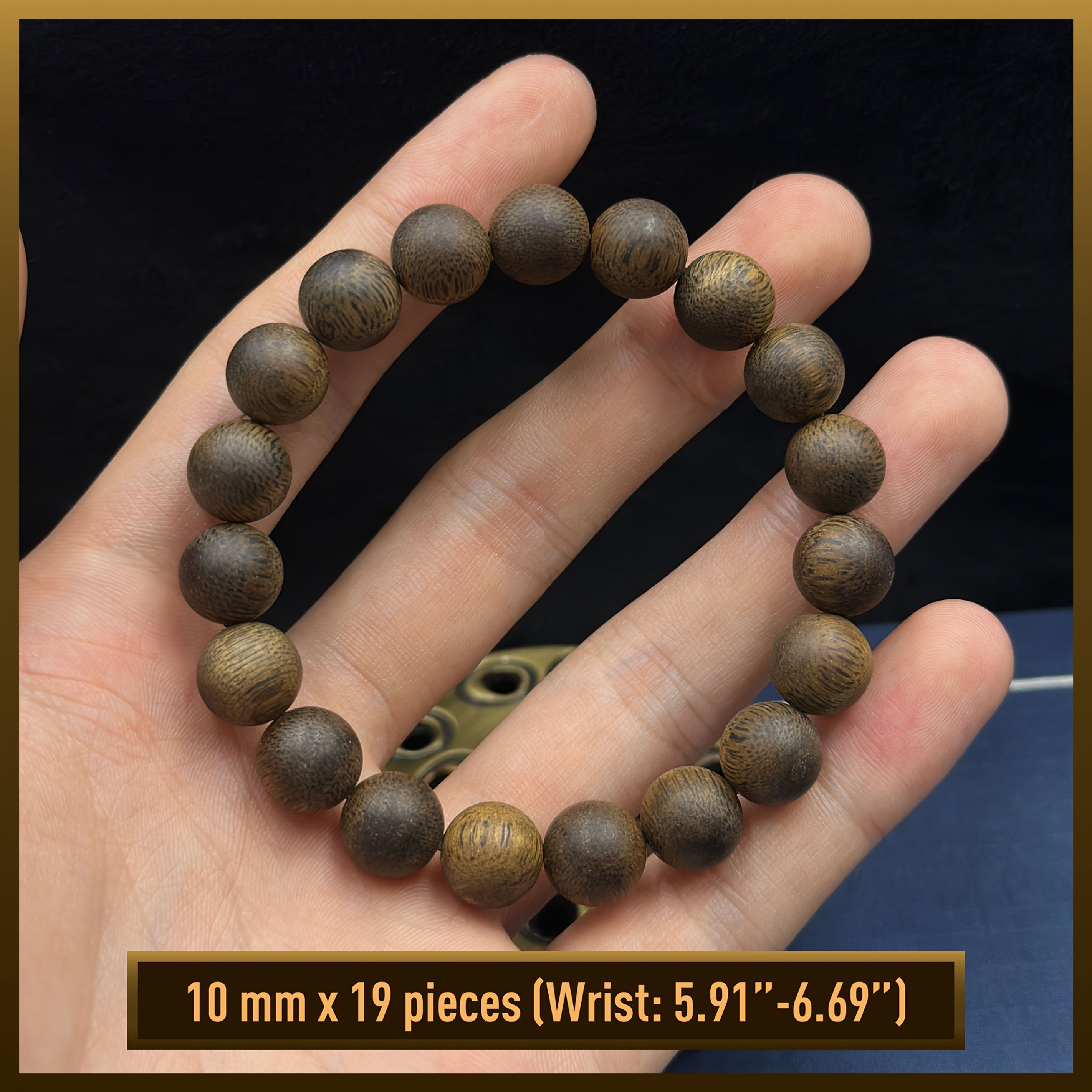 Agarwood Kyara Bracelet - Natural Aromatherapy & Spiritual Harmony