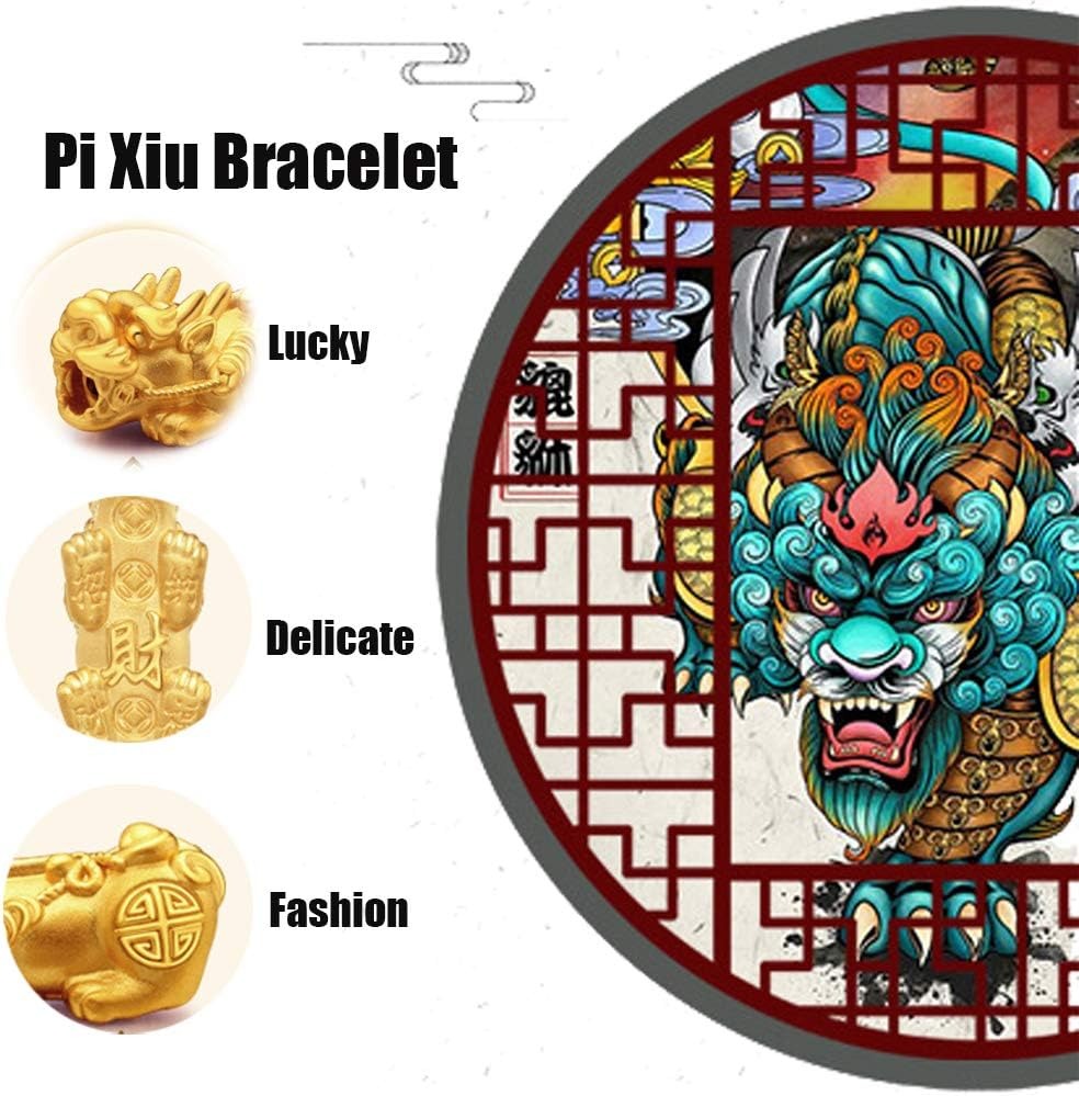 Feng Shui Wealth Bracelet  Ultimate Prosperity Armor for Men Women Pixiu and black obsidian. It brings prosperity, offers protection, attracts good fortune and repels evil spirits