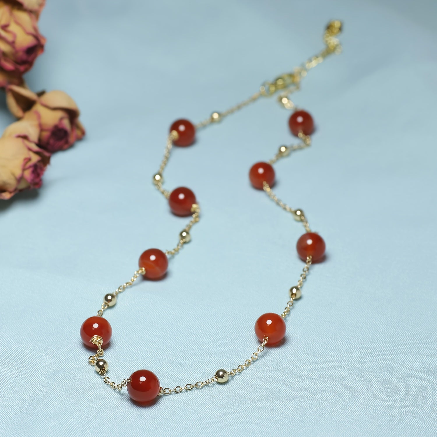 Natural Stone Starry Sky Necklace - Unisex Couple Jewelry for Beach Parties & Holiday Gifts with Cosmic Energy