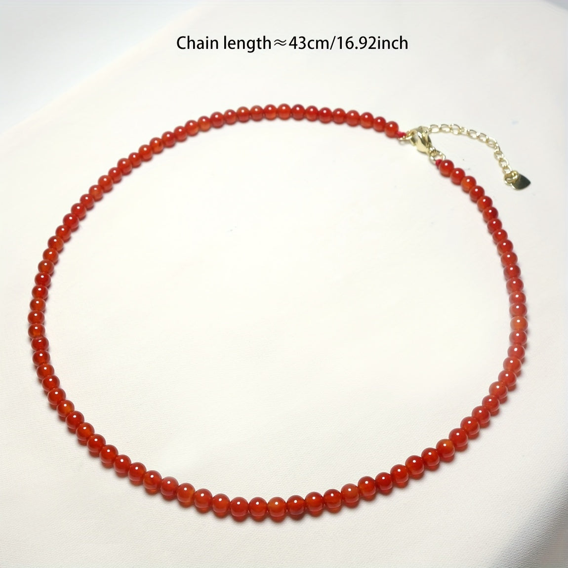 Natural Stone Clavicle Chain Necklace - Unisex Couple Jewelry for Beach Parties & Holiday Gifts