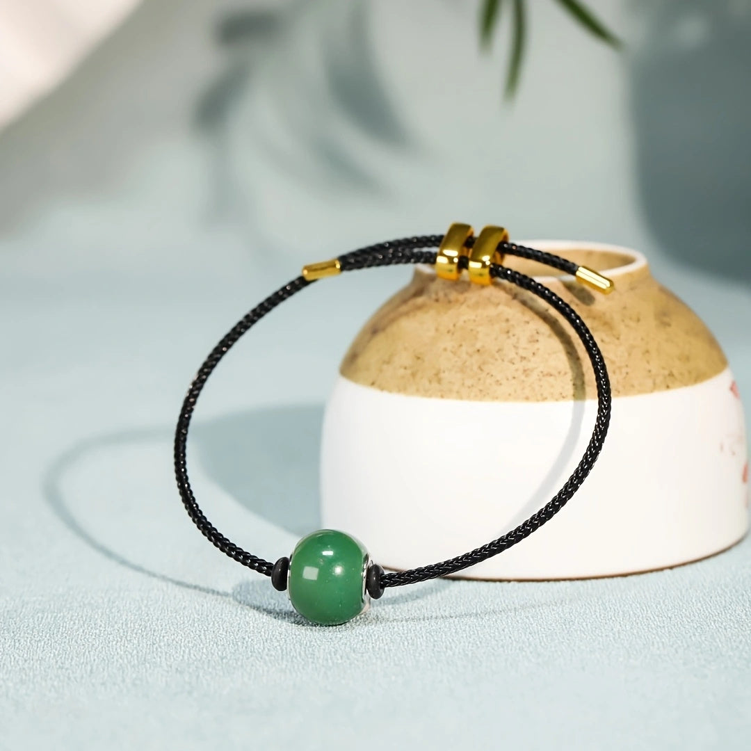 Green Aventurine Prosperity Bracelet  Heart Chakra Healing, Calmness, and Good Fortune