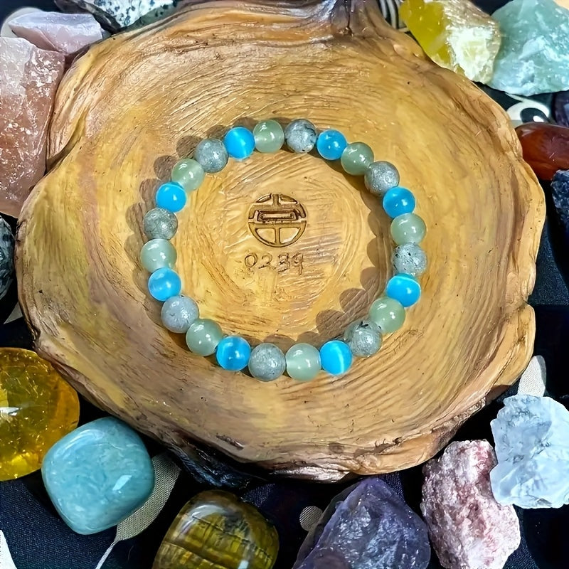 Women's Natural Garnet Hematite Smoky Quartz & Obsidian Grounding Protection Bracelet - Root Chakra Jewelry for Spiritual Defense, Stability & Inner Strength