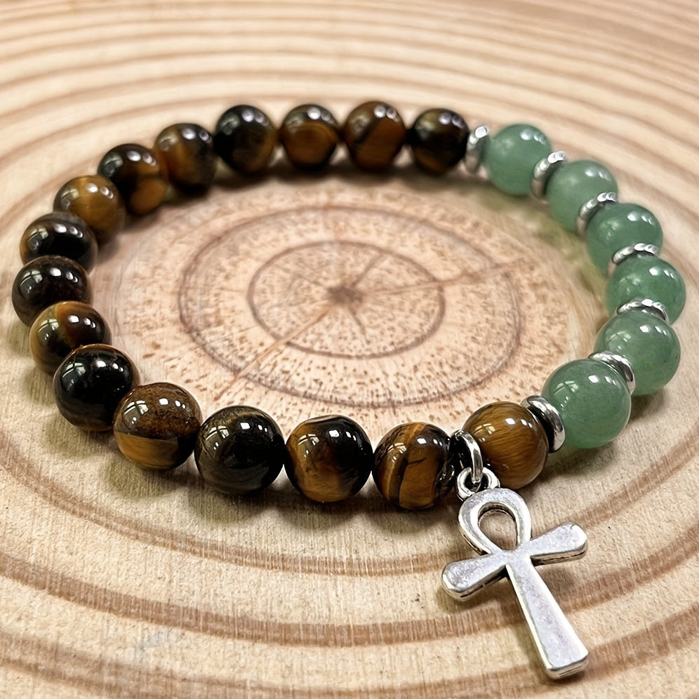 Bohemian Ankh Bracelet - Symbolic Eternal Life Prosperity Luck Gift