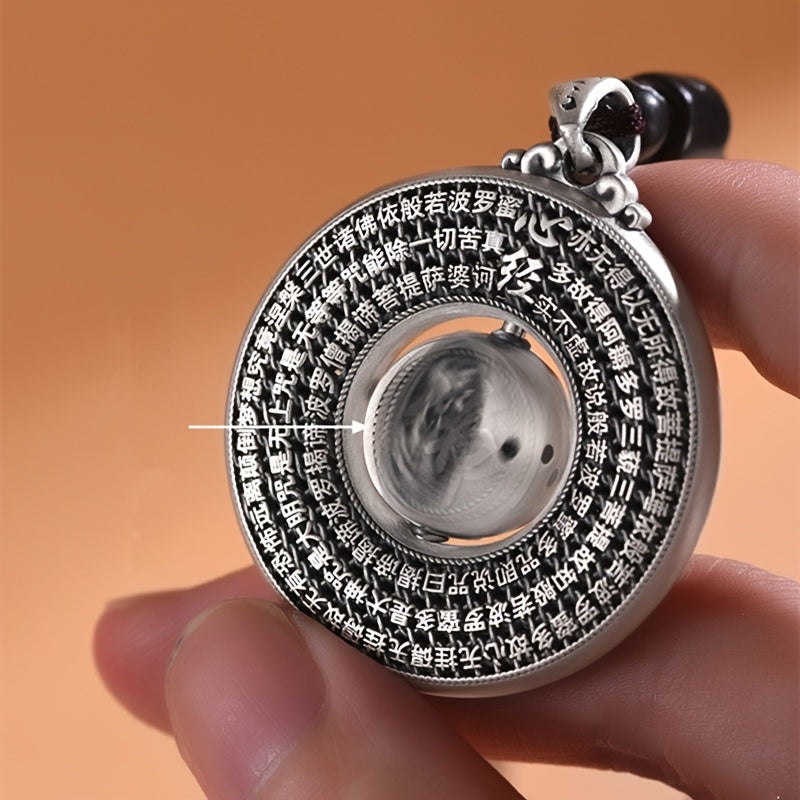 Traditional Chinese Buddha Pendant Necklace - Spiritual Protection & Good Fortune Amulet
