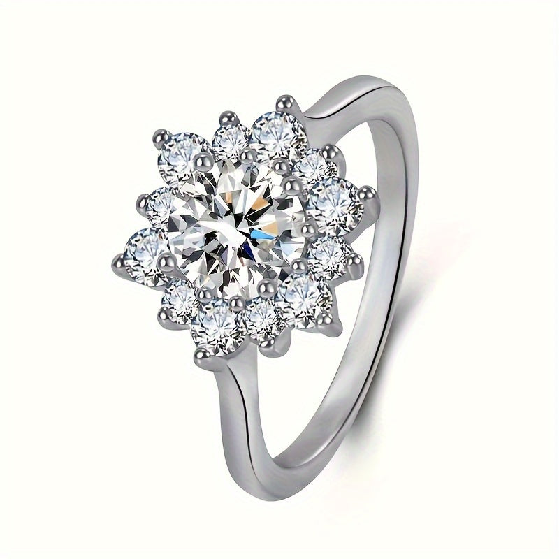Unisex Minimalist Golden Floral Ring - Symbolic Elegance for Love & Prosperity