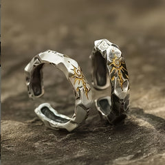 Self-Discipline Wish Stone Ring - High-End Men's Trend for Daily Gifting & Prosperity