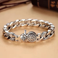 Six-Character Mantra Rotatable Wide Bracelet   Grounding Protection, Prosperity Flow & Mind-Body Harmony Energy