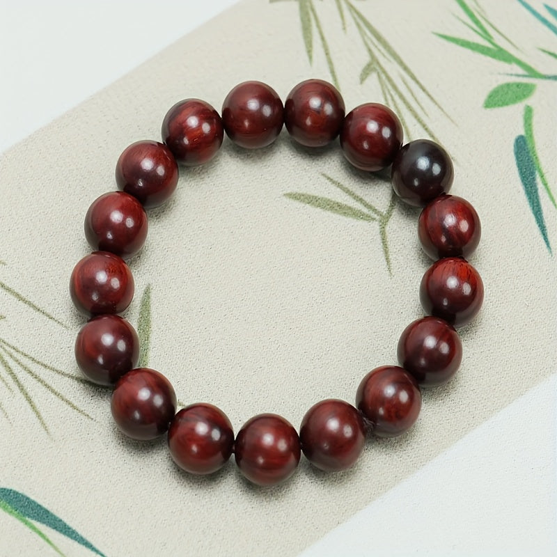 Sandalwood Rosewood Bead Bracelet - Natural Wood Energy for Mindfulness & Daily Harmony