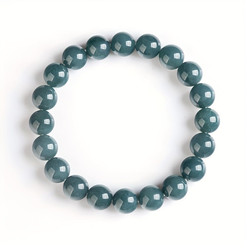 Men's & Women's Natural Stone Bracelet - Teal Beads for Harmony & Balance