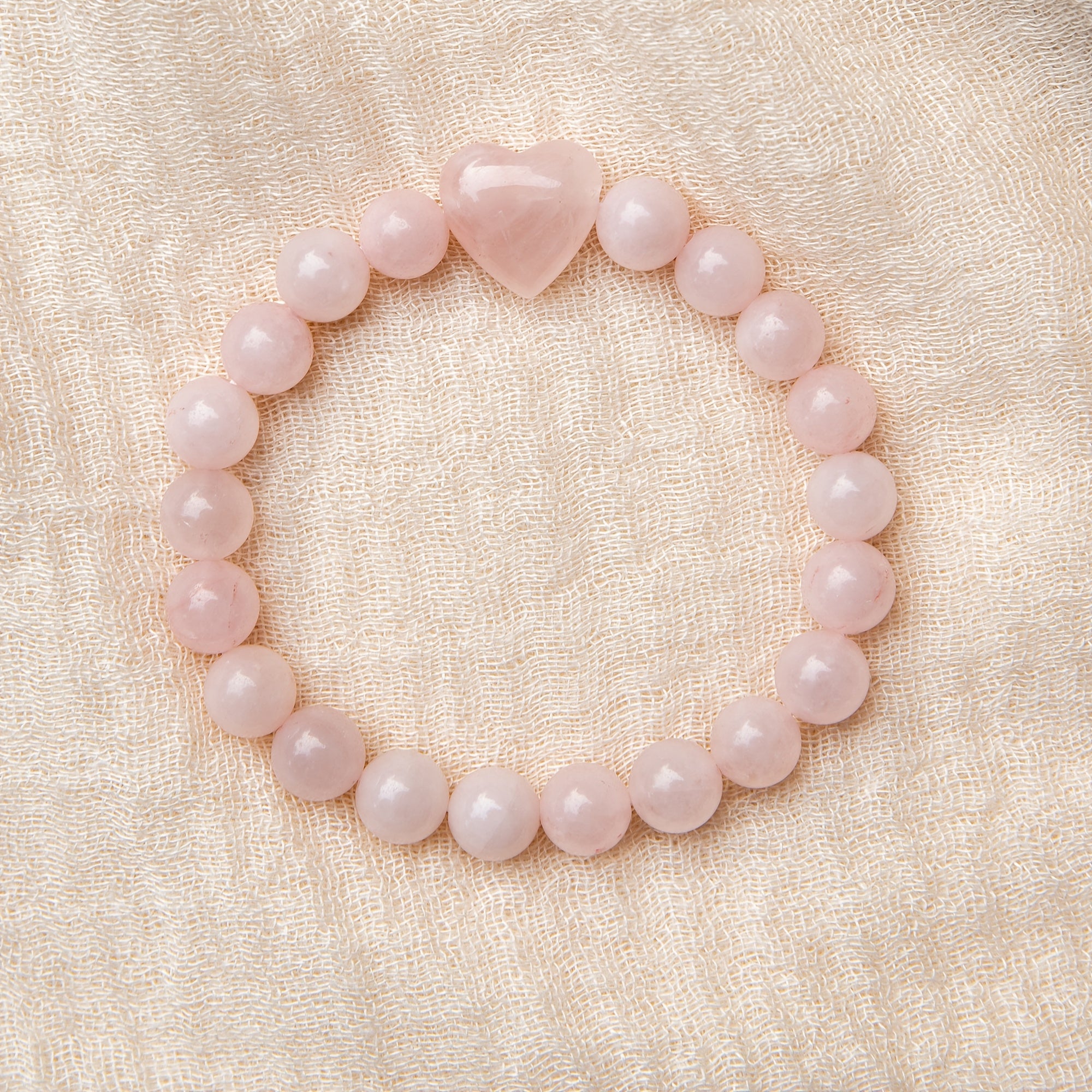 Heart-Shaped Tiger Eye Bracelet - Natural Stone Jewelry for Romantic Occasions & Daily Wear with Energy Healing