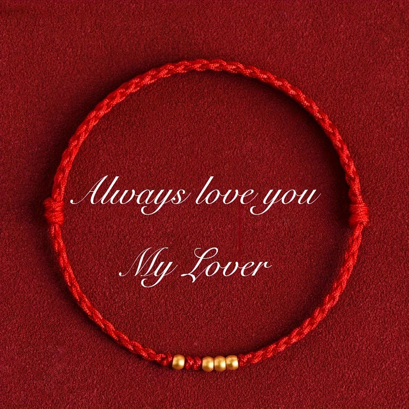 Bohemian Red Cord Bracelet - Lifetime Luck & Energy Harmony