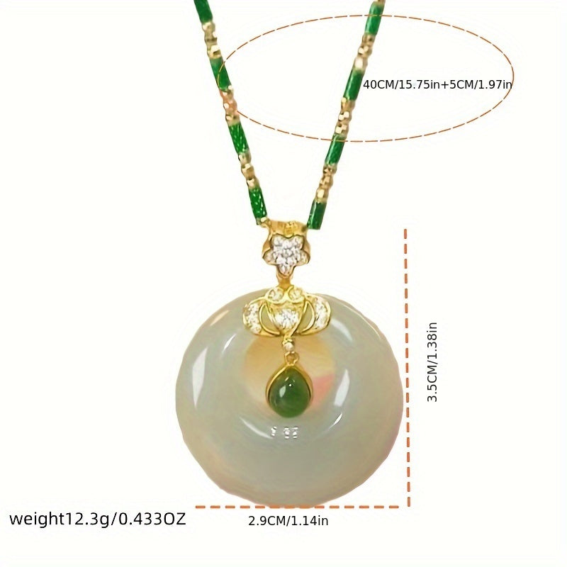 Elegant Boho-Chic Heart Pendant Necklace - Enhancing Harmony & Prosperity Through Spiritual Energy