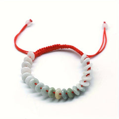 Handwoven Natural Stone Bead Bracelet - Boho Style for Harmony & Balance