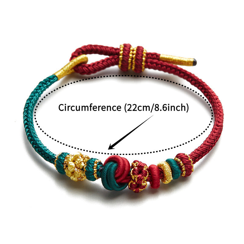 Tribal Royal Dimple Knot Braided Bracelet – Symbol of Love & Friendship Energy
