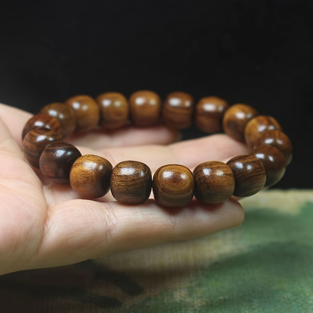 Luxury Natural Agarwood Bracelet - Spiritual Energy for Mindfulness & Meditation