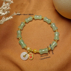 Elegant Natural Stone Bracelet - Ethnic Style Harmony for Men & Women