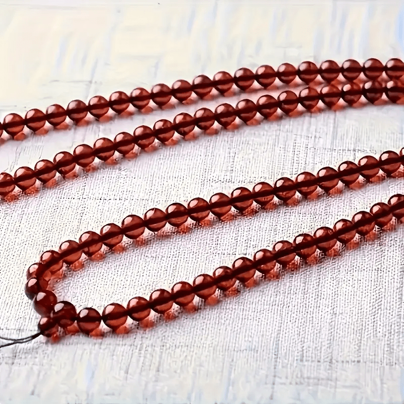 Premium Natural Amber Beads 108-Bead Set - Spiritual Energy Bracelet & Necklace