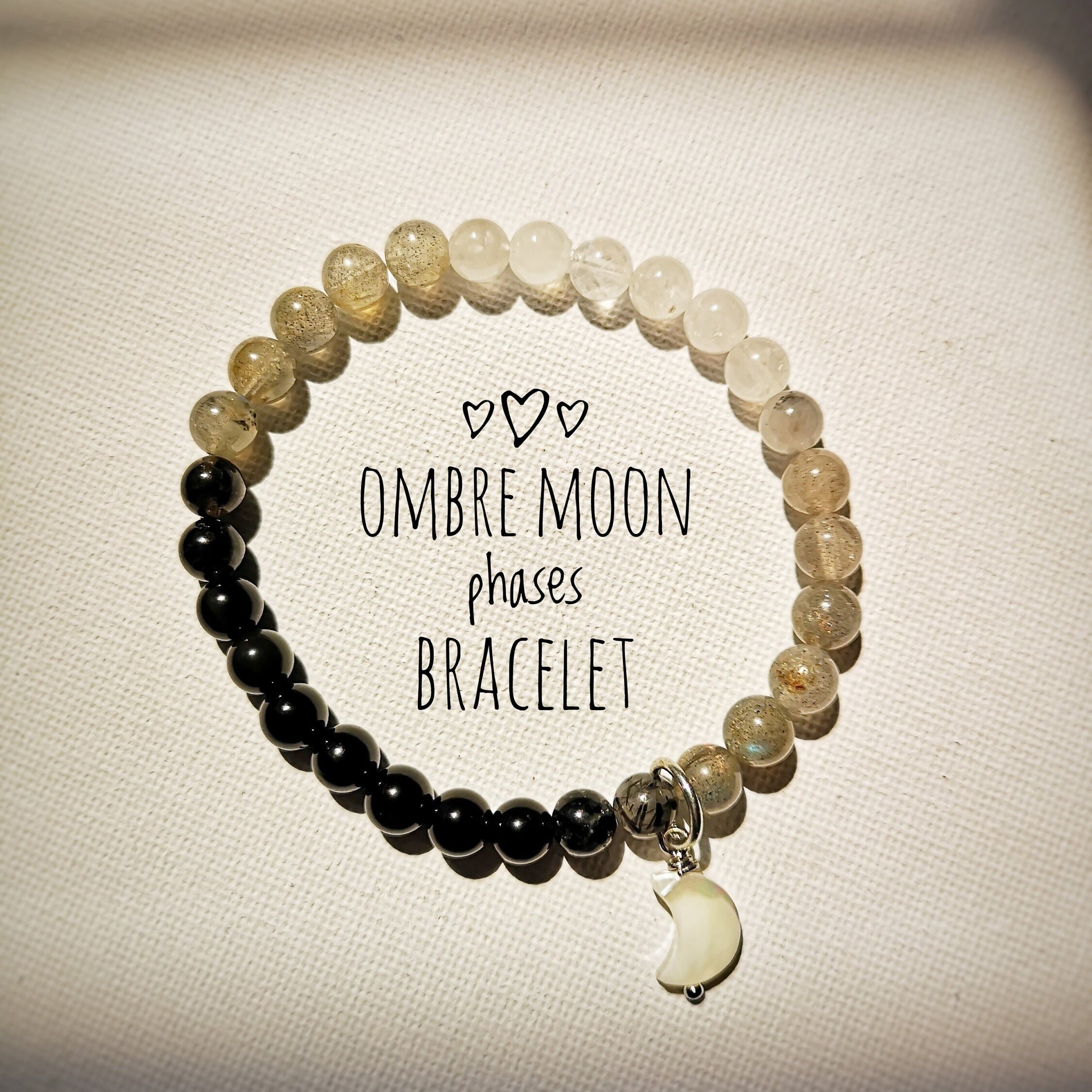 Labradorite Moonstone Bohemian Bracelet for Spiritual Energy & Holiday Gifts