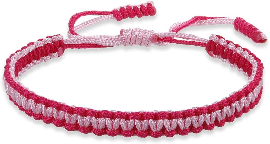 Colorful Tibetan Buddhist Bracelets - Handmade Braided Rope for Protection & Family Harmony