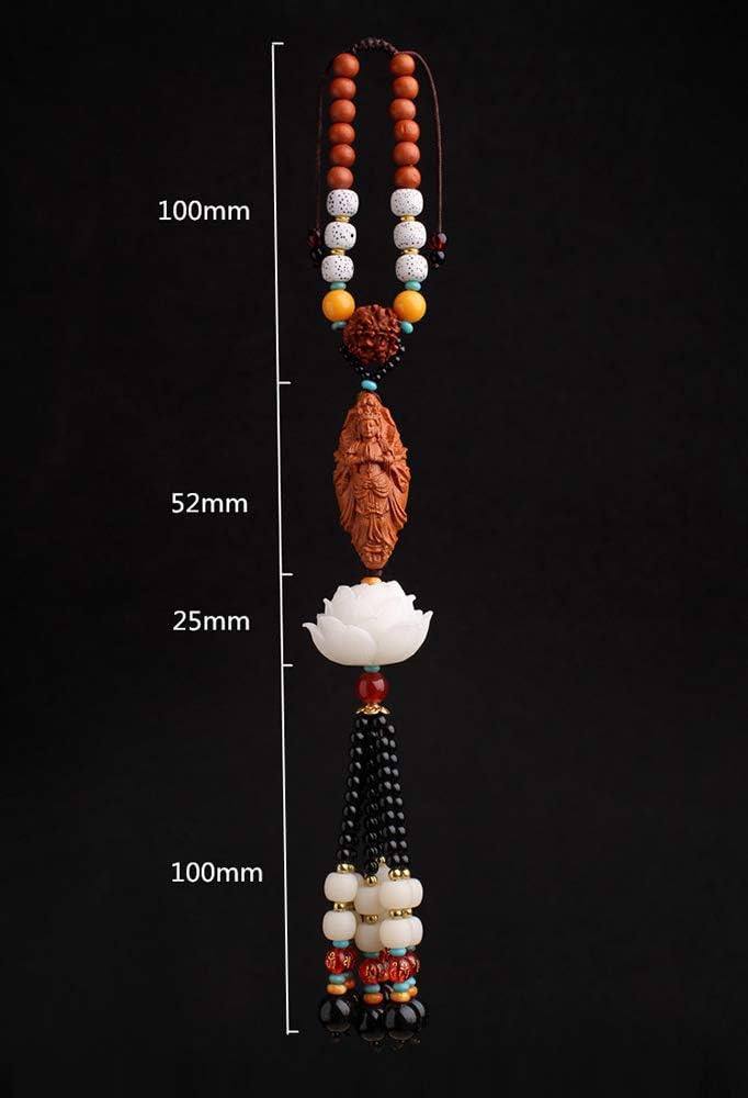 Sacred 3D Lotus Pendant   Guanyin Blessing Charm for Home & Car Attract Peace, Protection & Prosperity Wherever You Hang It