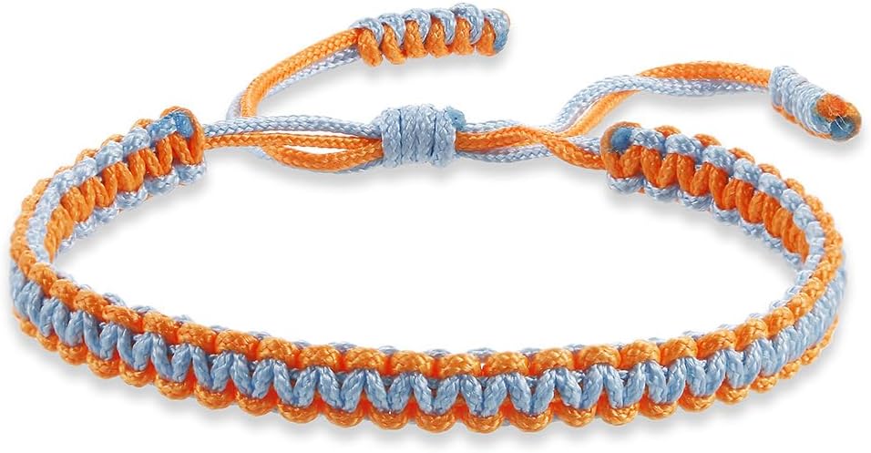 Colorful Tibetan Buddhist Bracelets - Handmade Braided Rope for Protection & Family Harmony