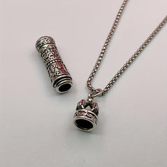 Vajra Retro Pendant with Rotating Opening - Protection & Spiritual Energy