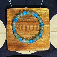 Women's Natural Garnet Hematite Smoky Quartz & Obsidian Grounding Protection Bracelet - Root Chakra Jewelry for Spiritual Defense, Stability & Inner Strength