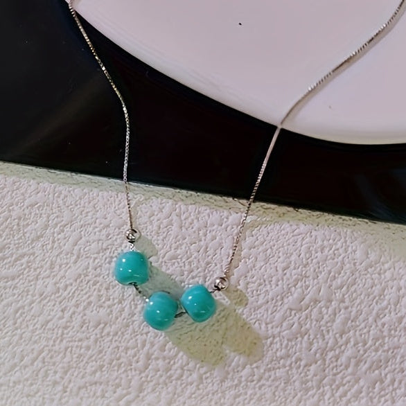 Women's Blue  Necklace - S925 Silver Harmony & Protection Talisman