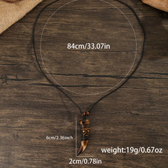 Vintage Wolf Tooth Necklace - Protective Energy & Handmade Craftsmanship