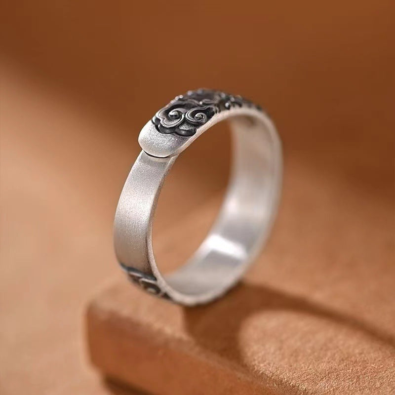 Vintage Thai Chinese Ethnic Adjustable Ring - Cultural Energy & Traditional Craftsmanship