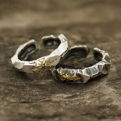 Self-Discipline Wish Stone Ring - High-End Men's Trend for Daily Gifting & Prosperity