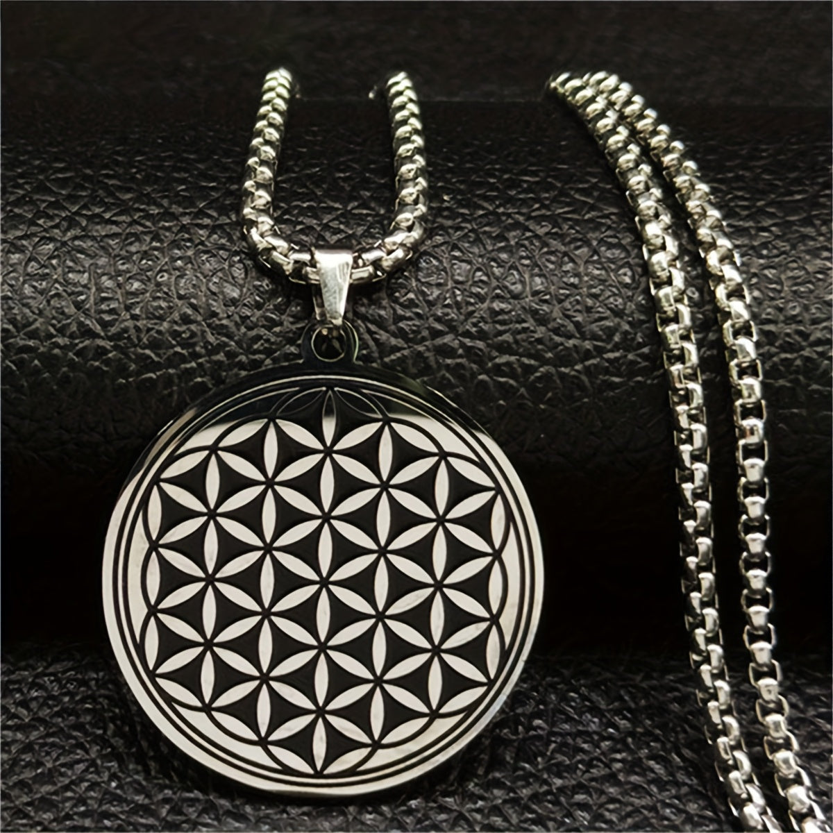 Flower of Life Necklace - Sacred Geometry Protection & Energy Balance