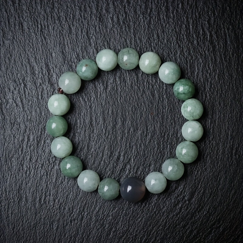 Natural Stone Bracelet for Men & Women: Unisex Energy Balance with DIY Chain