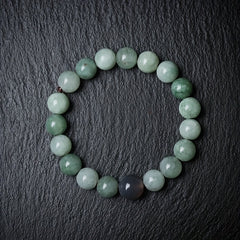 Natural Stone Bracelet for Men & Women: Unisex Energy Balance with DIY Chain