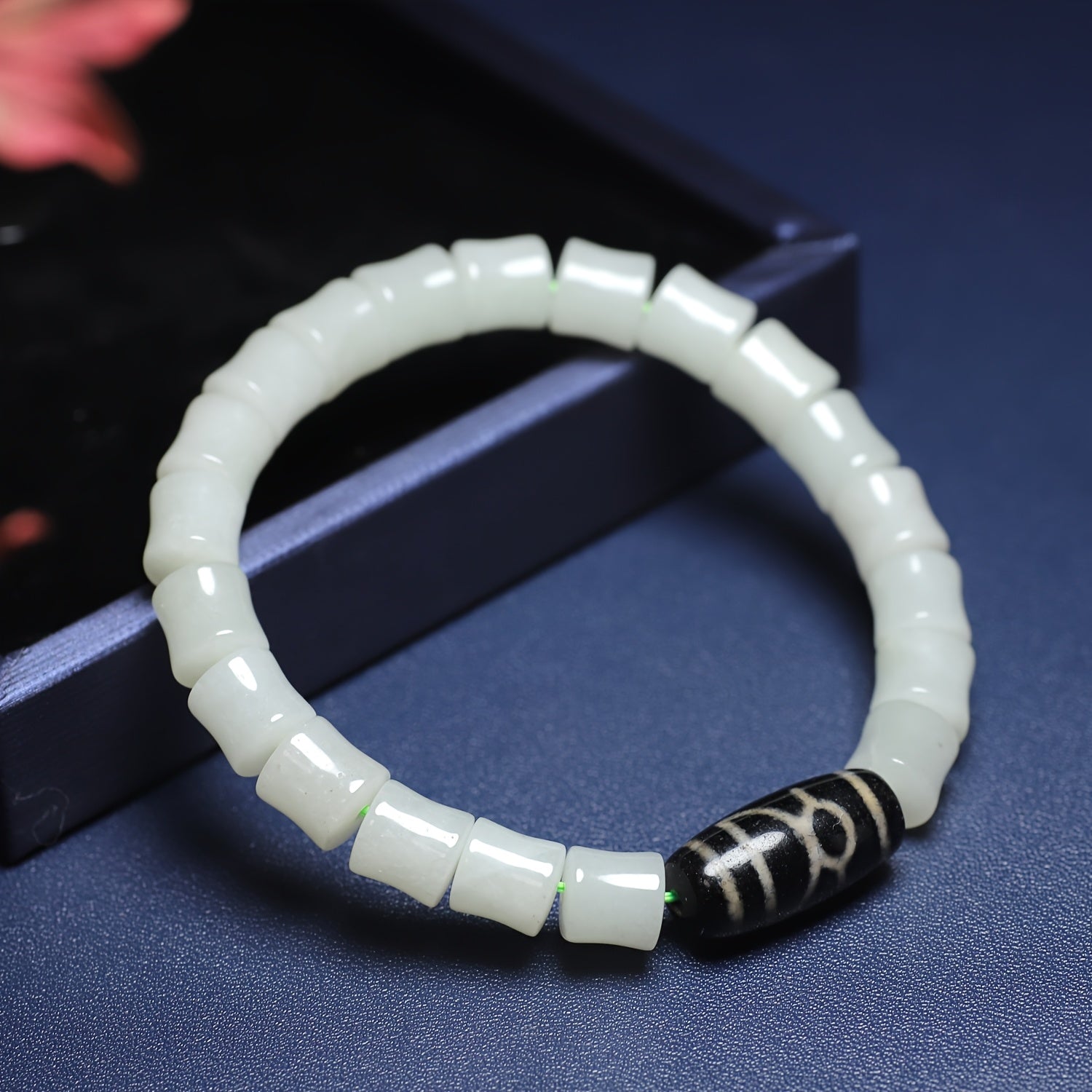 Handmade Natural Stone Bracelet with Sky Beads - Harmony & Spiritual Connection for Couples