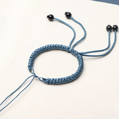 Handwoven Semi-Finished Bracelet Cord - DIY Craft Kit for Knotting with Harmony & Protection Energy