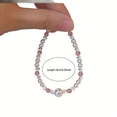 Spring-Summer Gentle Strawberry Bracelet - Lightweight Luxury Hand Chain for Fresh Energy