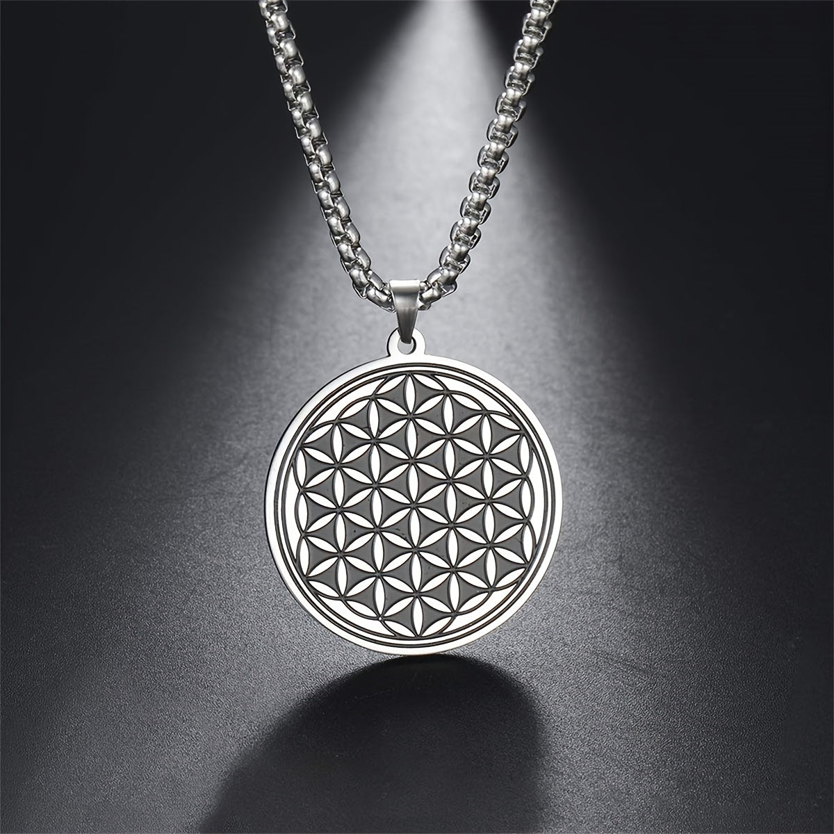 Flower of Life Necklace - Sacred Geometry Protection & Energy Balance