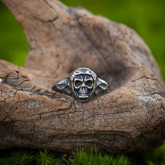 Adjustable Skull Ring – Vintage Gothic Jewelry for Protection, Style & Energy, Hypoallergenic Couple Rings Gift