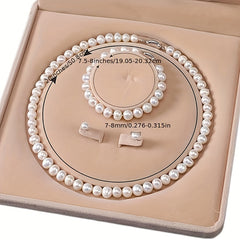 925 Sterling Silver Freshwater Pearl Necklace - Elegant Luxury for Weddings & Special Occasions