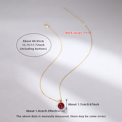 Cinnabar Necklace - S925 Silver Harmony & Protection Talisman