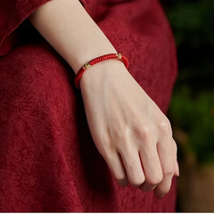 Lucky Red Rope Energy Bracelet — Protection, Harmony & Good Fortune Talisman