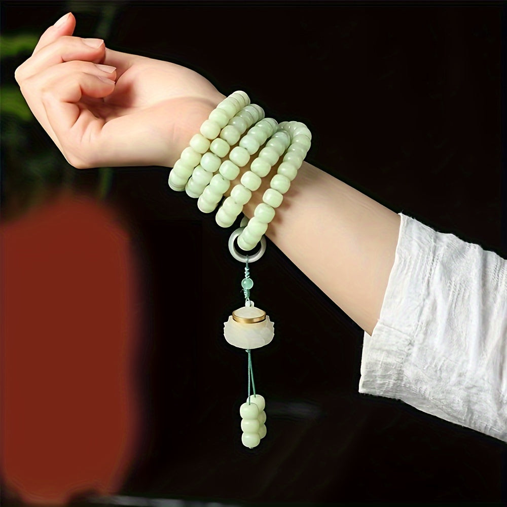 108 Bodhi Seeds Mala Prayer Beads - Zen Five-layer for Inner Peace & Spiritual Growth