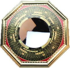 Attract Wealth & Prosperity with Our 4.6" Feng Shui Bagua Concave Mirror  Concave for Inviting Money and Treasure Wealth Luckly