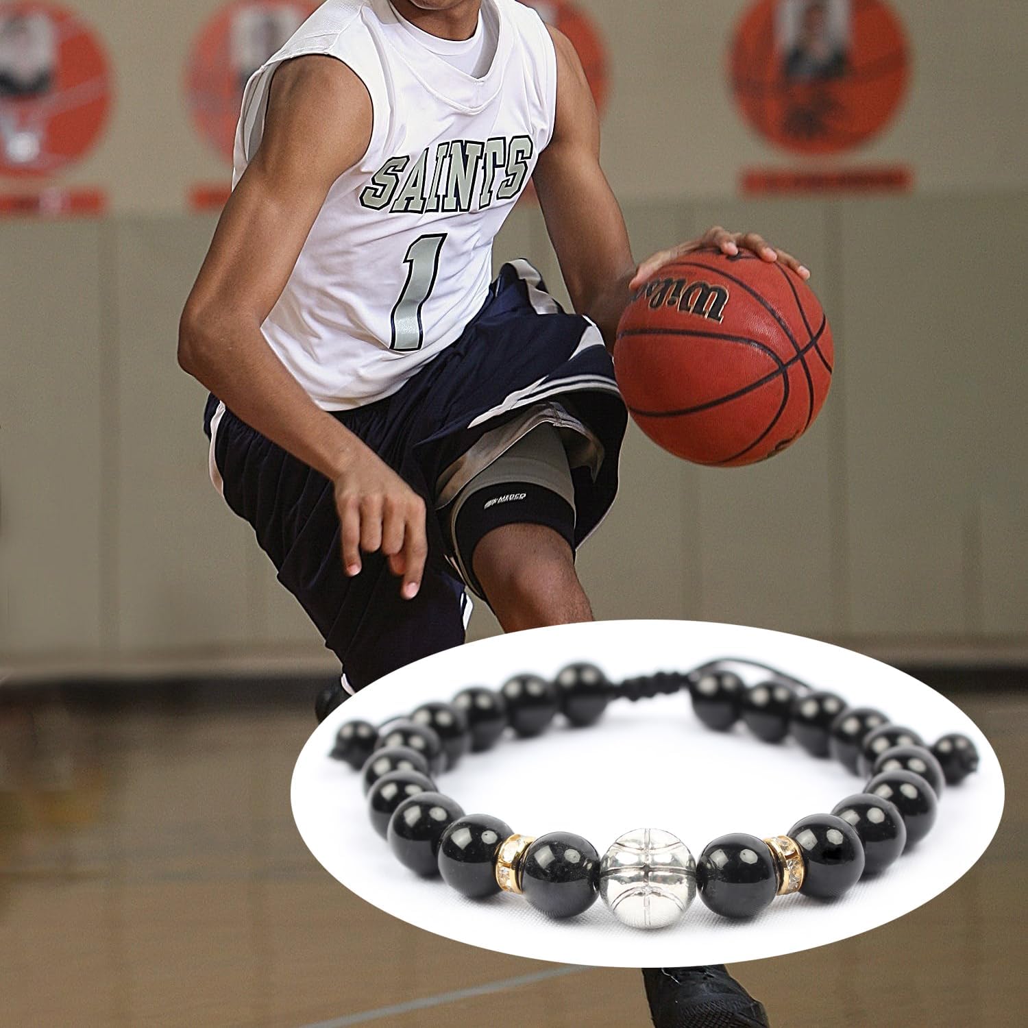 Bracelets for men Football Player  – Stylish & Motivational Bracelet Gift for Men & Teens Perfect for Graduation, Father’s Day, Birthdays & Game Day Spirit