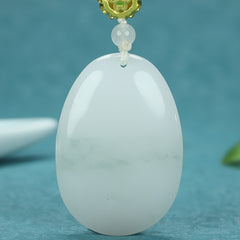 Natural Round Pendant New Chinese Style Jewelry - Harmony & Protection Energy