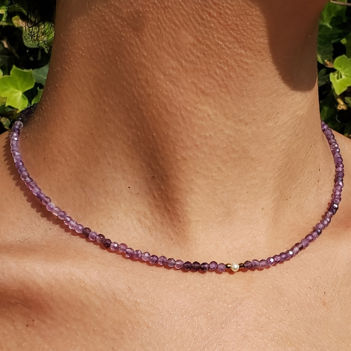 Elegant Women's Lapis Lazuli Necklace - Natural Blue Beaded Chain for Spiritual Harmony & Everyday Elegance