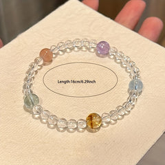 Bohemian Elegance Boho-Chic Summer Beaded Bracelet - Colorful Glass Beads for Energy Protection & Creative Expression