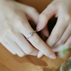 Vintage Chinese Lucky 'Fu' Ring - Symbol of Prosperity & Harmony