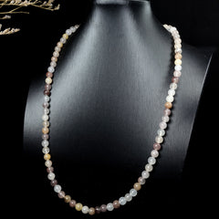 Natural Stone Dual-Purpose Bracelet Necklace Light Luxury Ink Painting Maple Leaf Energy & Versatility